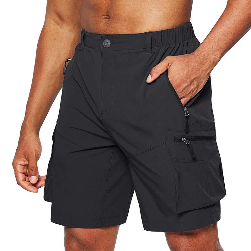 Mens Casual Multi-pocket Quick Dry Shorts 24086685M