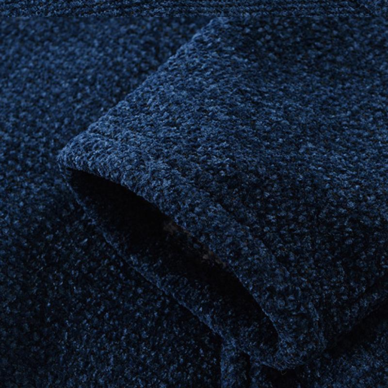Mens Mid-length Hooded Knitted Cardigan Jacket 91084677X