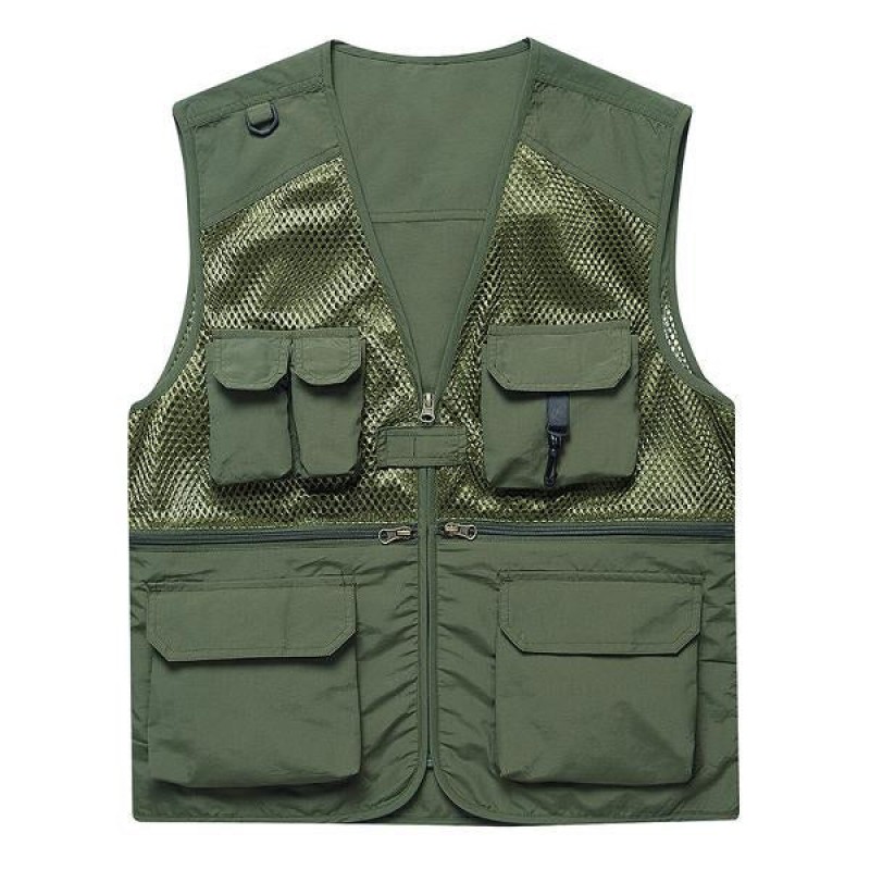 Mens Multi Pocket Mesh Vest 16233504M