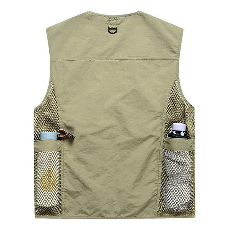 Mens Multi Pocket Mesh Vest 16233504M