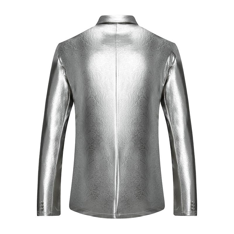 Mens Vintage Single-breasted Two-button Blazer 48701338M
