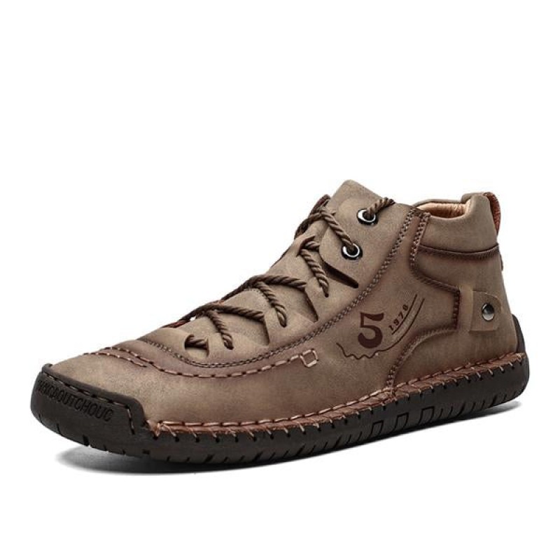 MENS VINTAGE STITCH THREAD BOOTIES