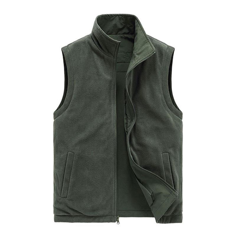 Mens Casual Reversible Polar Fleece Warm Quick Dry Vest 70897842M