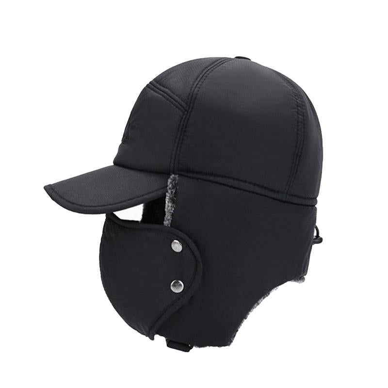 MenS Plush Warm Detachable Mask Cap 95510144Y