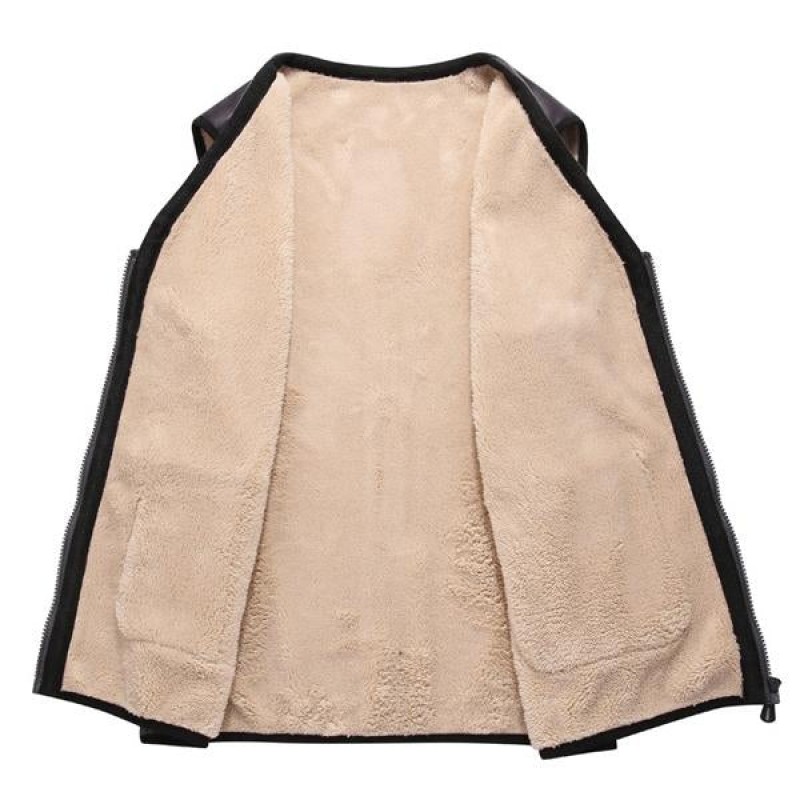 Mens V-Neck Fleece Thermal Vest 37128088X