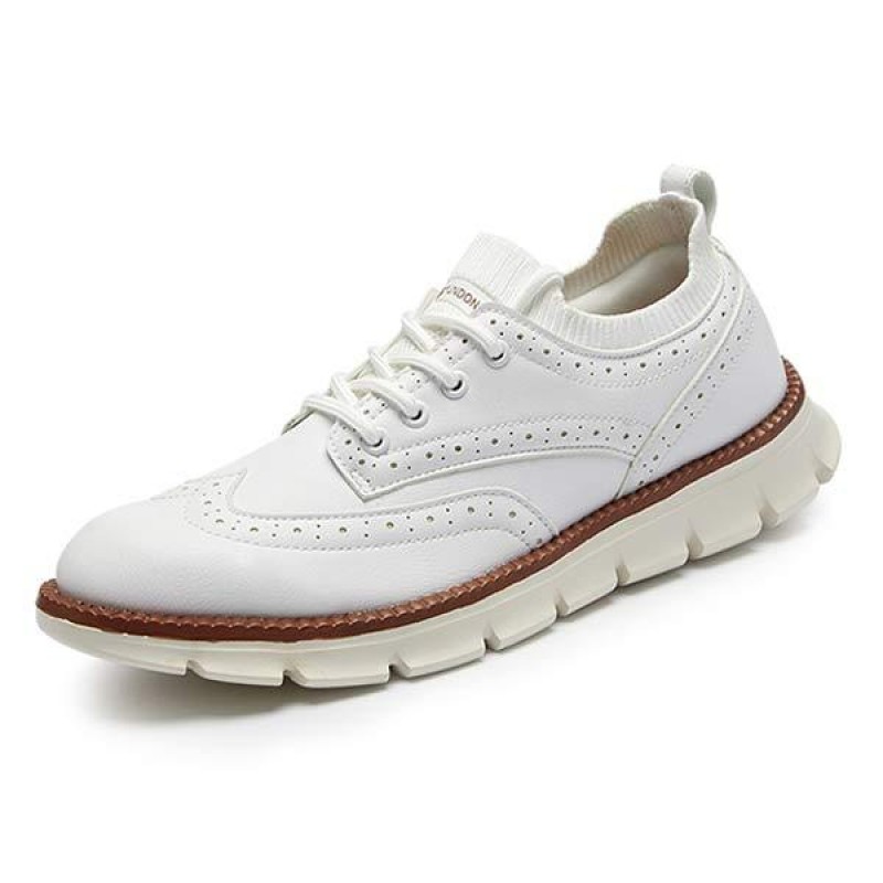MENS BROGUE CASUAL LEATHER SHOES 08195238