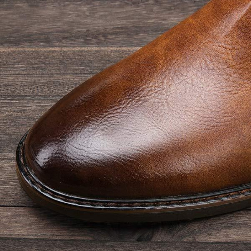 MENS POLISHED CHELSEA BOOTS 39577481
