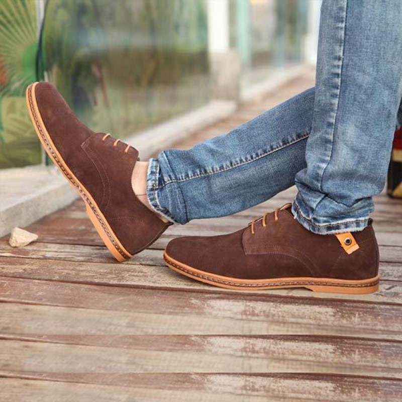 MENS SUEDE FASHION CASUAL SHOES 22430732