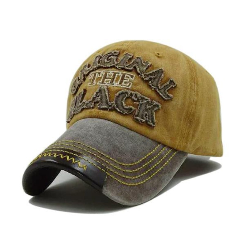 MENS DISTRESSED DENIM BASEBALL CAP 56838531M
