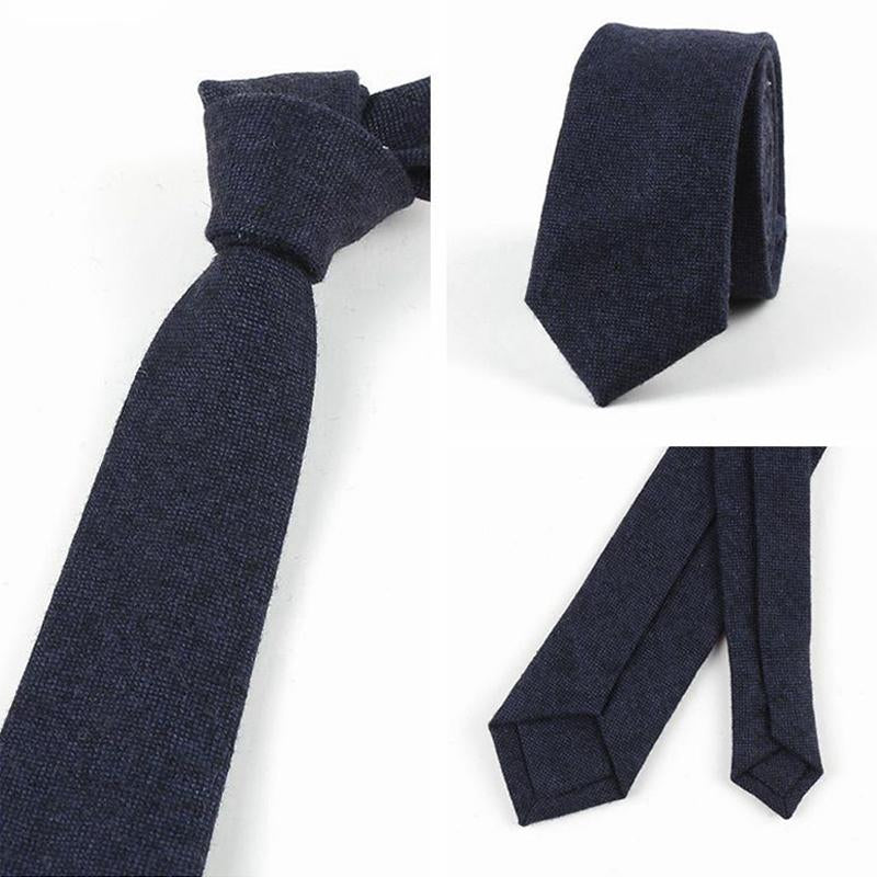 Mens Vintage Wool Blend Tie 07589533M
