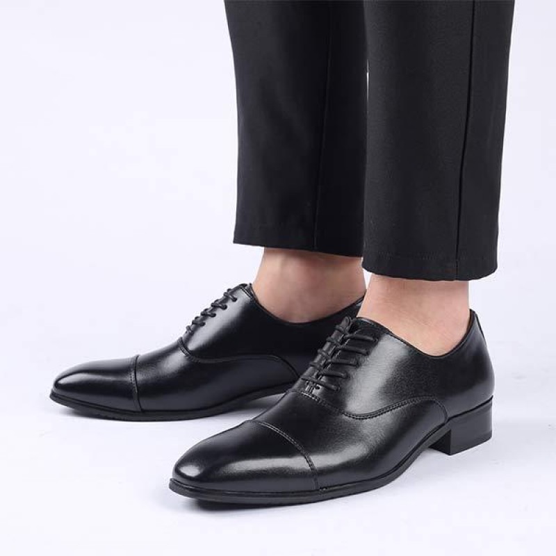 MENS BLACK BUSINESS DRESS SHOES 50615112