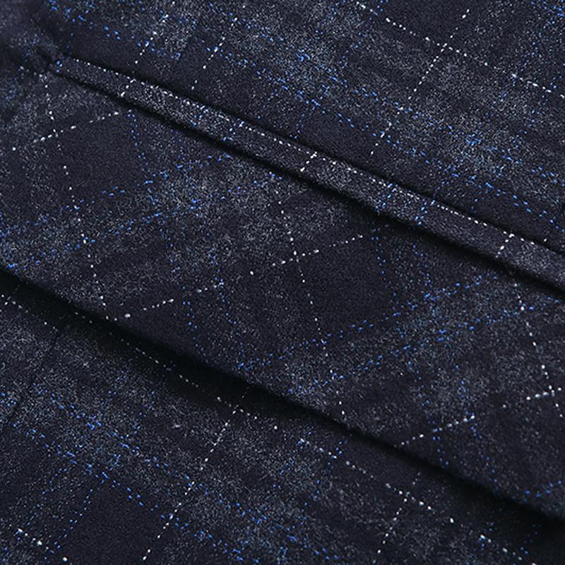 MENS VINTAGE PLAID LAPEL BLAZER 32932521X