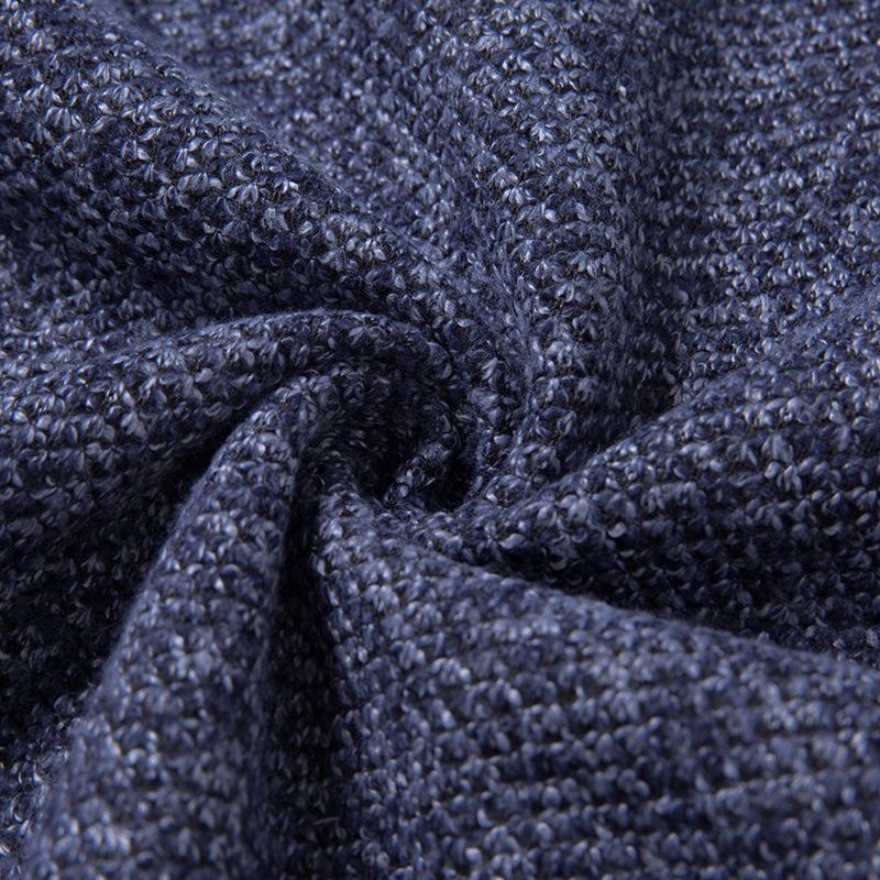 Mens Casual Stand Collar Contrast Color Zipper Knit Cardigan 66474448M