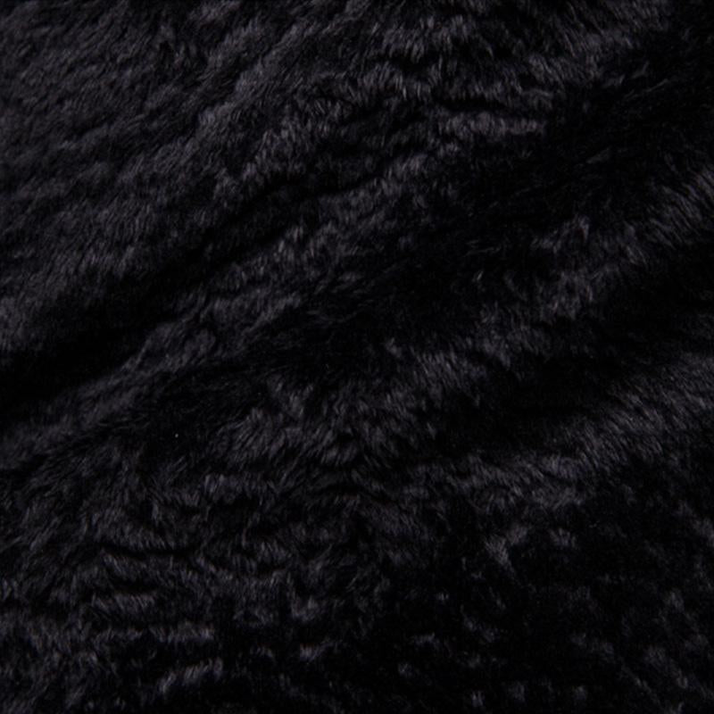 Mens Vintage Fur Collar Zipper Panel Leather Jacket 84578852M