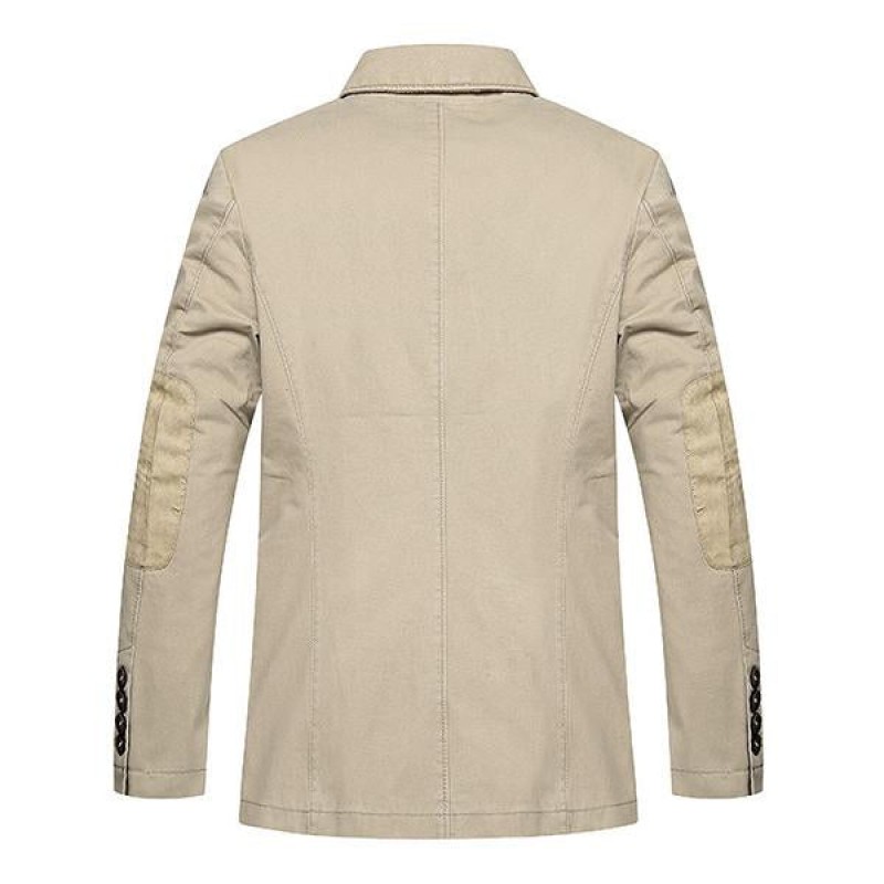 Mens Lapel Solid Color Casual Blazer 92248826M