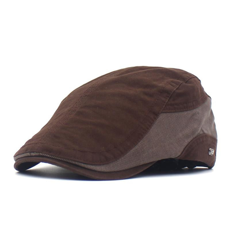 Mens Vintage Solid Color Stitching Hat 13520411Y