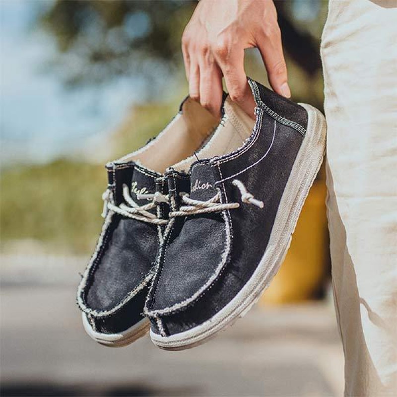 MENS SLIP-ON CANVAS SHOES 63069952