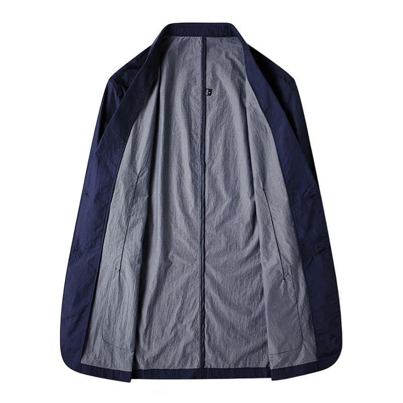 Mens Casual Thin Lapel Single Breasted Blazer 59719220M