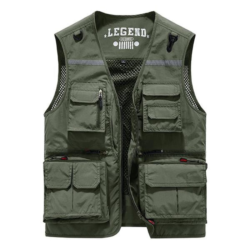 Mens Multi-pocket Tactical Cargo Vest 53117159M