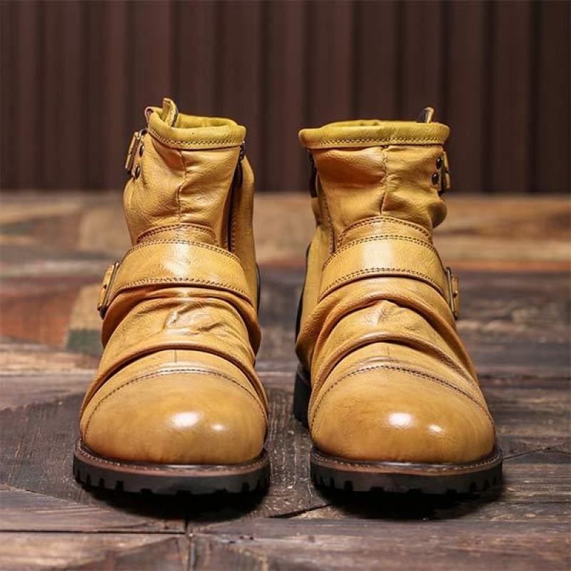 MENS VINTAGE CRINKLE BOOTIES 41547719C
