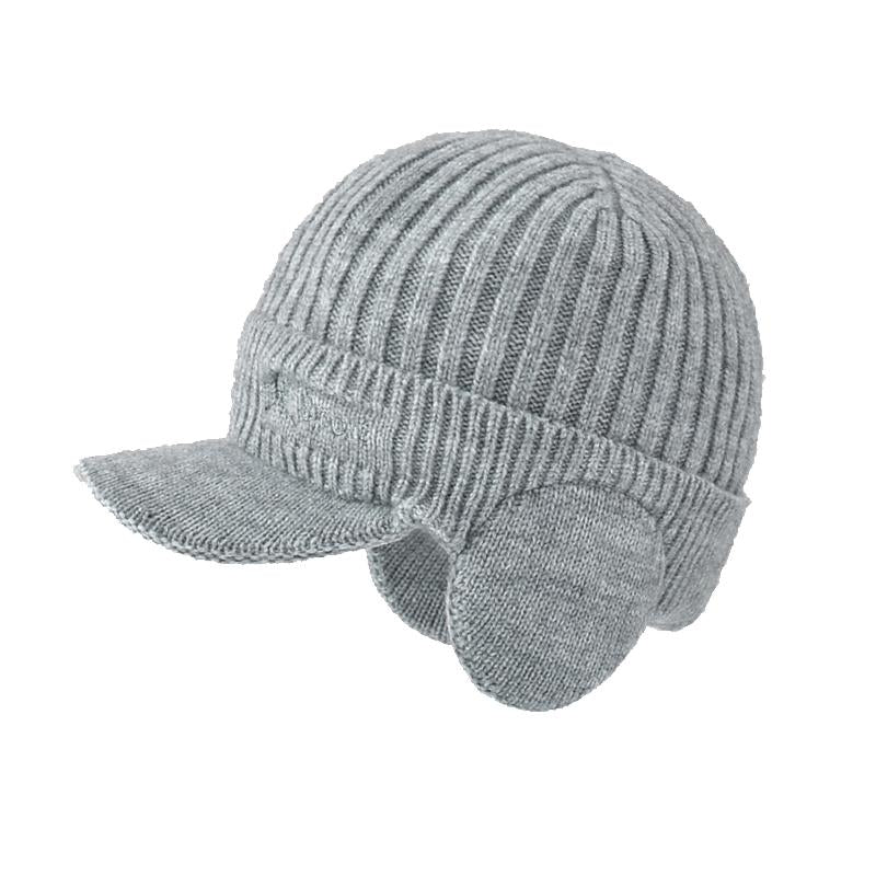 MenS Solid Color Warm Ear Protection Knitted Cap 20835503Y