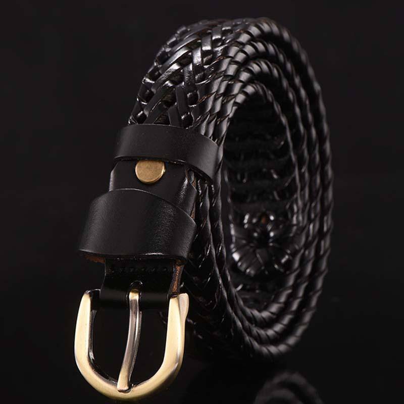 Mens Braided Leather Belt 02378980Q