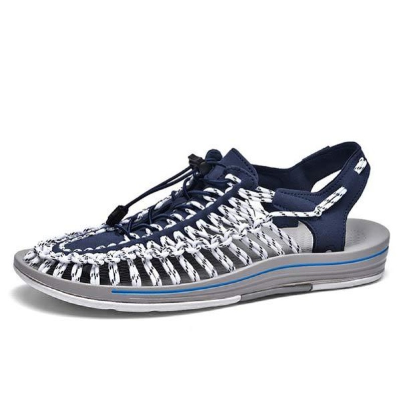 MENS HANDWOVEN BEACH SANDALS 53152187