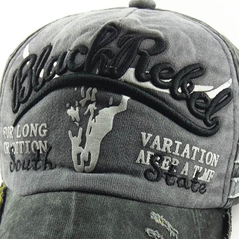 MENS DISTRESSED BASEBALL CAP 60490822M