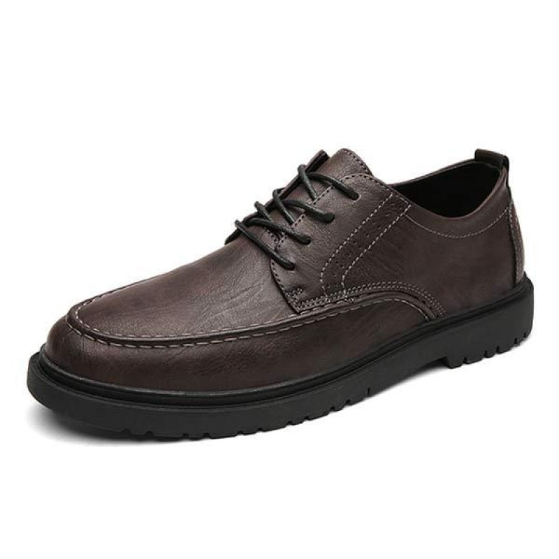 MENS LACE-UP LEATHER SHOES 49453872