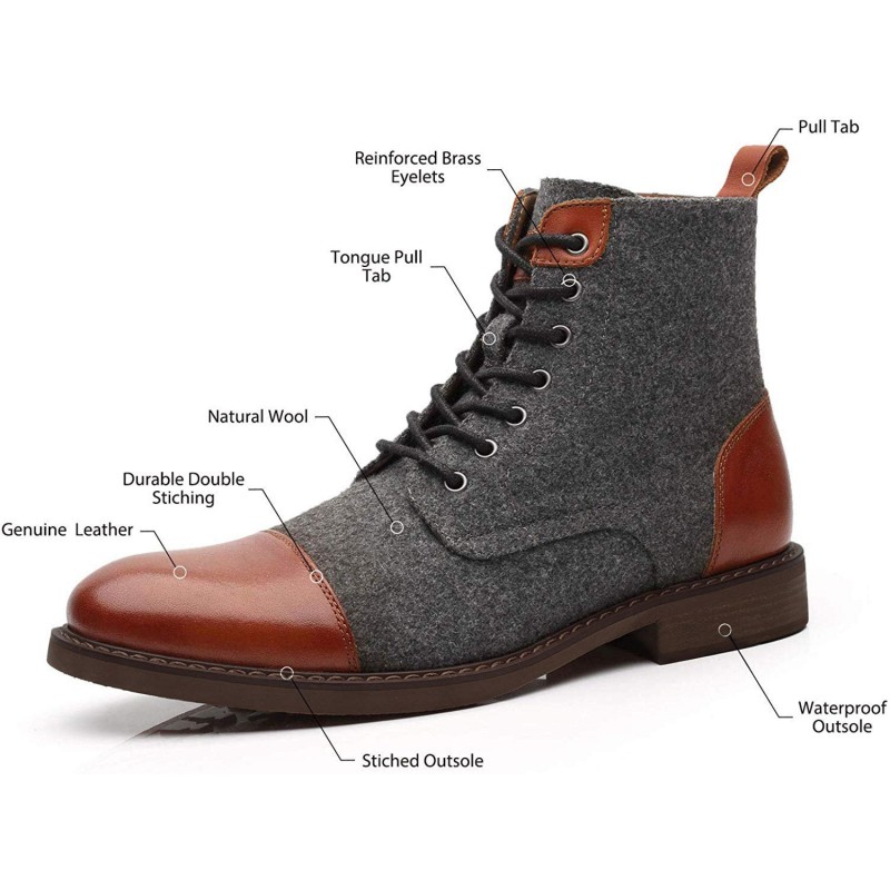 MENS VINTAGE ANKLE BOOTS 35302454W