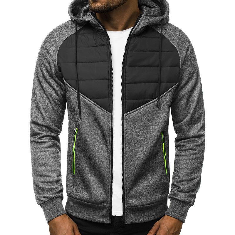 Mens Casual Zipper Hoodie Jacket 40406042X