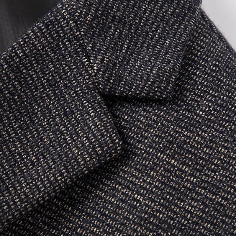 Mens Casual Lapel Slim Single Breasted Thick Blazer 50745184M
