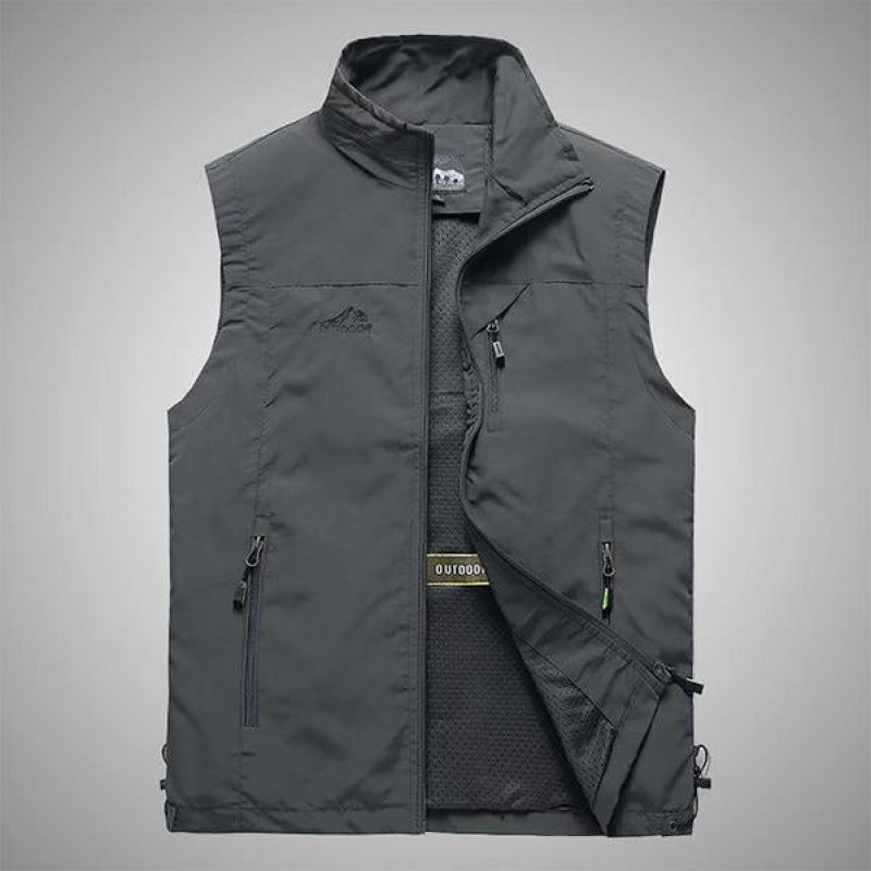 MENS CASUAL OUTDOOR LEISURE VEST 07692649M