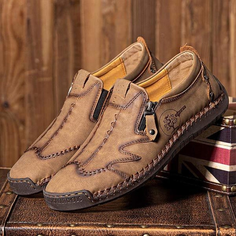 MENS VINTAGE CASUAL LEATHER SHOES 90893563