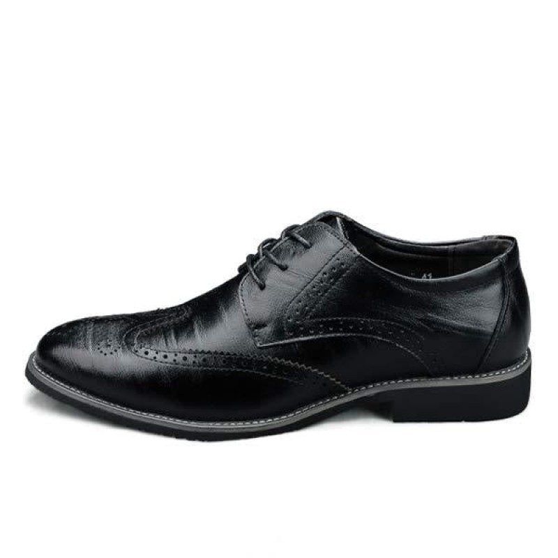 MENS BROGUE FORMAL LEATHER SHOES 03039665