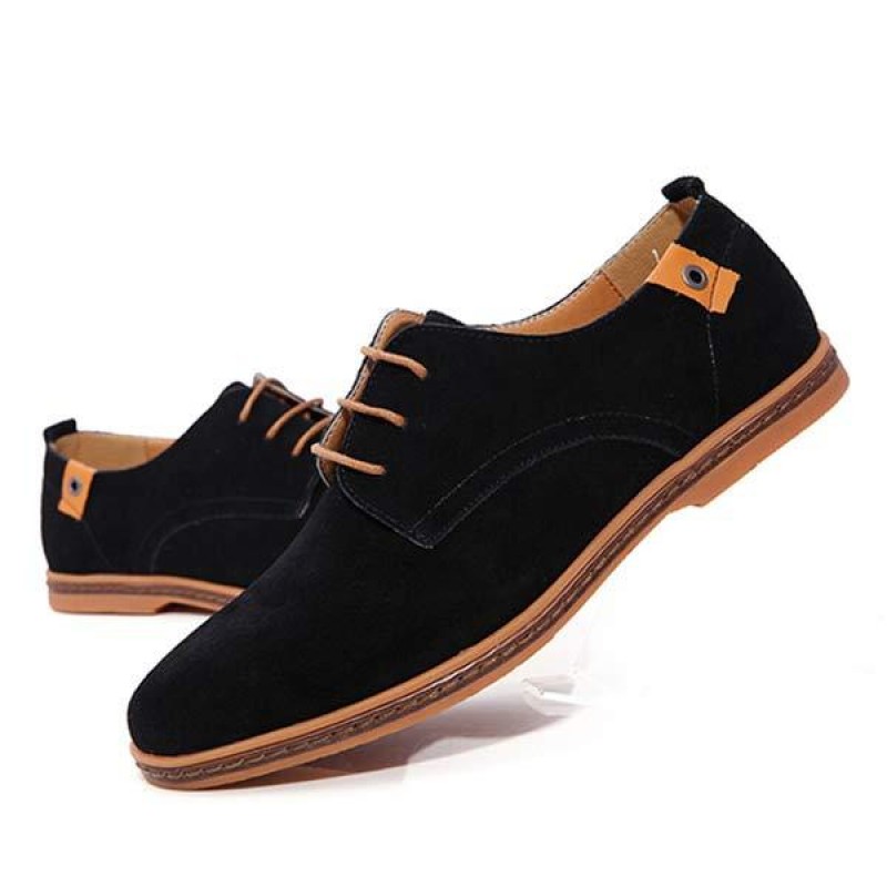 MENS SUEDE FASHION CASUAL SHOES 22430732