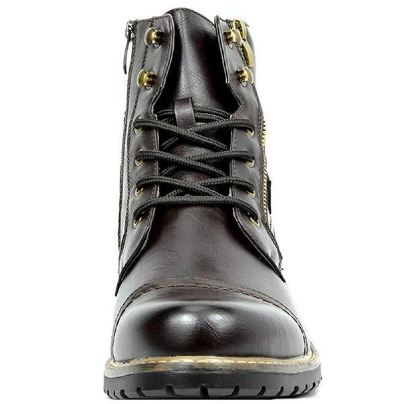 MENS METAL DOUBLE ZIP RIDER BOOTS 46764393C