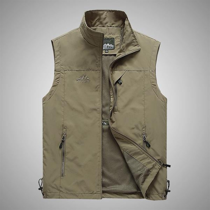 MENS CASUAL OUTDOOR LEISURE VEST 07692649M