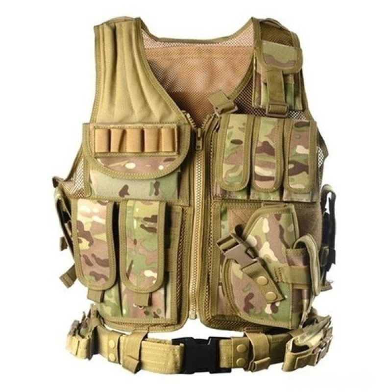 Mens Ultralight Outdoor Mesh Breathable Tactical Vest 96202587M