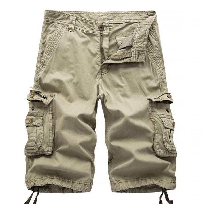 MENS LOOSE CASUAL COTTON SHORTS 08731786M