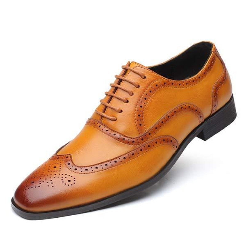 MENS BROGUE BUSINESS SHOES 02236217