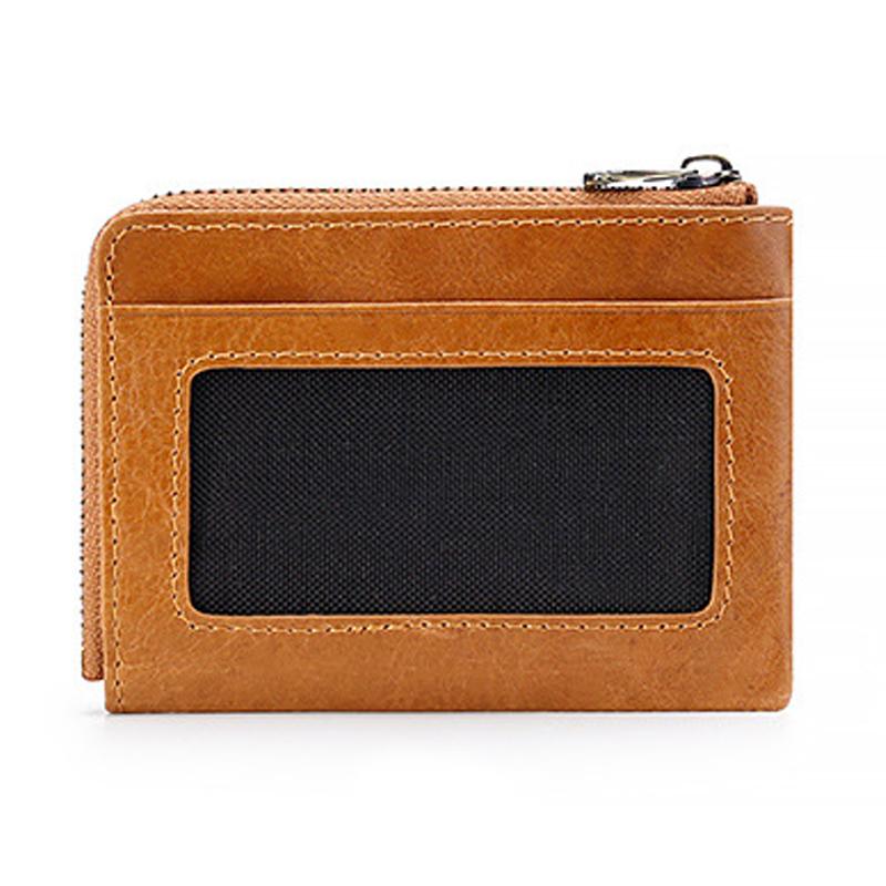 MenS Leather Rfid Multi-Function Card Slot Mini Case 69825984Y