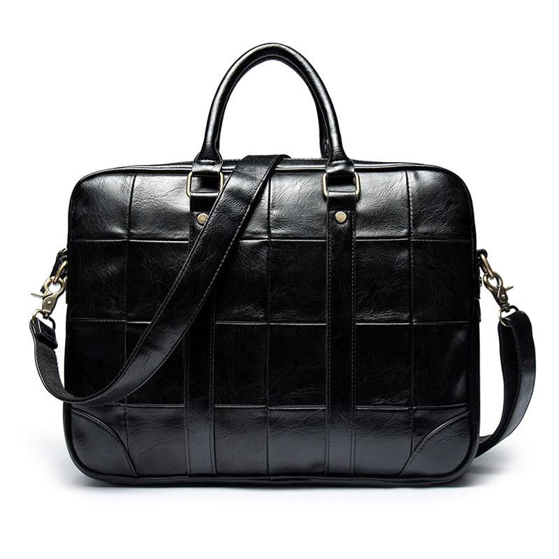 Mens Vintage Plaid Briefcase 06773937Y