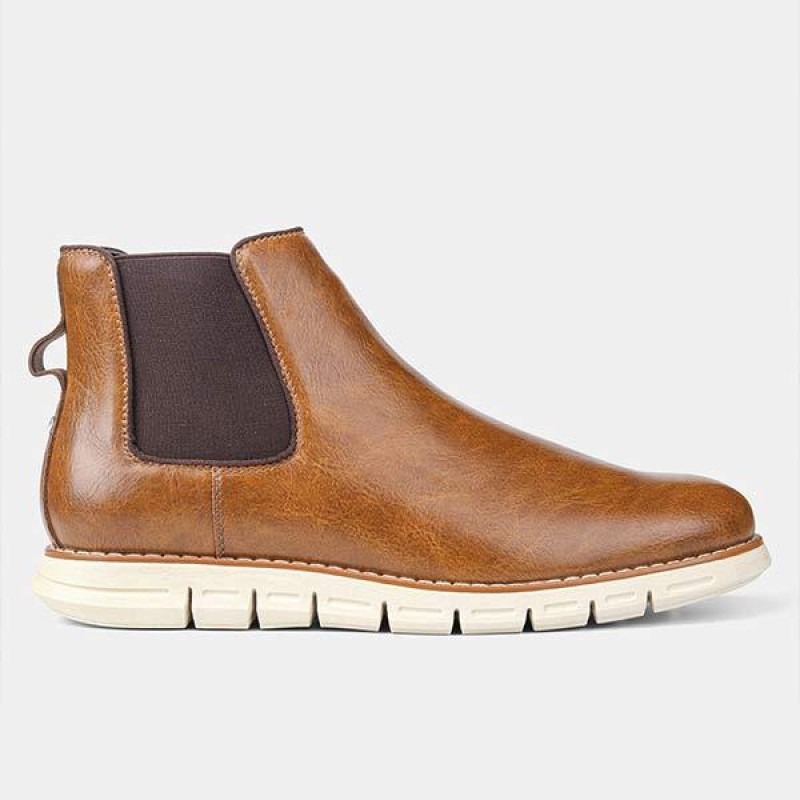 MENS POLISHED CHELSEA BOOTS 70524386