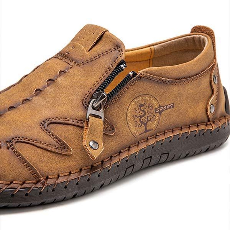 MENS VINTAGE CASUAL LEATHER SHOES 90893563