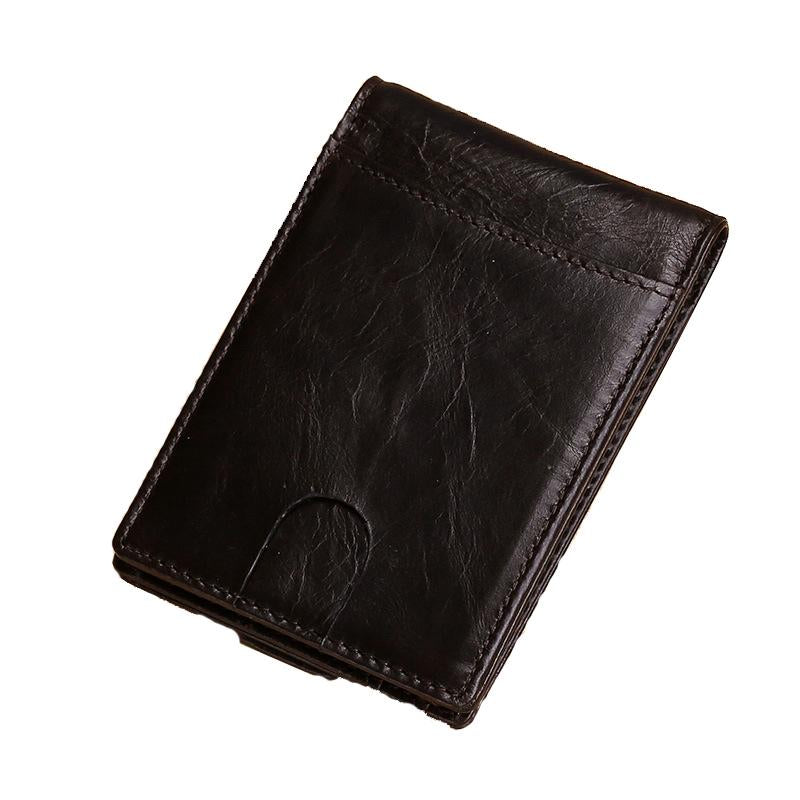 MenS Leather Multi-Function Pull Card Wallet 60081467Y