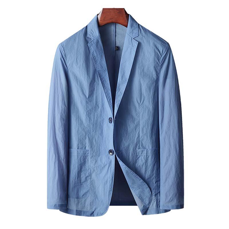 Mens Casual Thin Lapel Single Breasted Blazer 59719220M