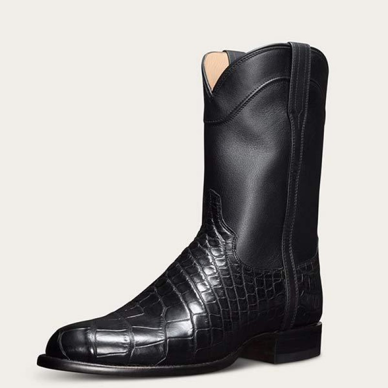 MENS VINTAGE CROCODILE WESTERN COWBOY BOOTS 33120809C