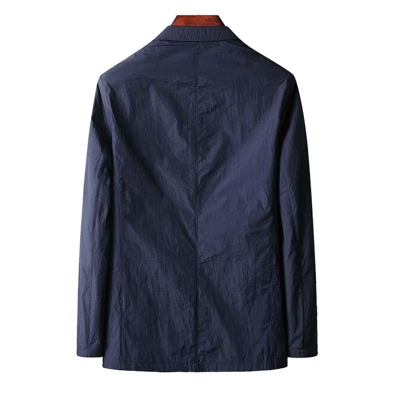 Mens Casual Thin Lapel Single Breasted Blazer 59719220M