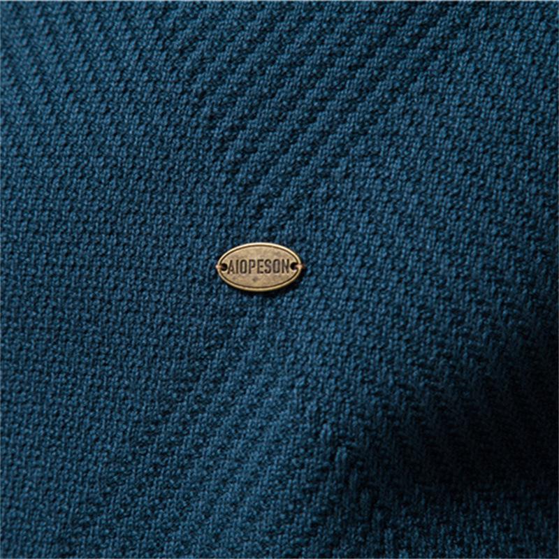 Mens Zippered Stand-up Cardigan Jacket 33798332X